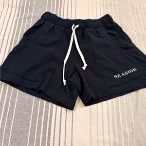 Spirit Navy Seaside Drawstring Athletic Shorts